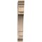 Ekena Millwork Merced Traditional Smooth Bracket, Douglas Fir, 3 1/2"W x 22"D x 26"H BKT04X22X26MRC01SDF - alternate 3